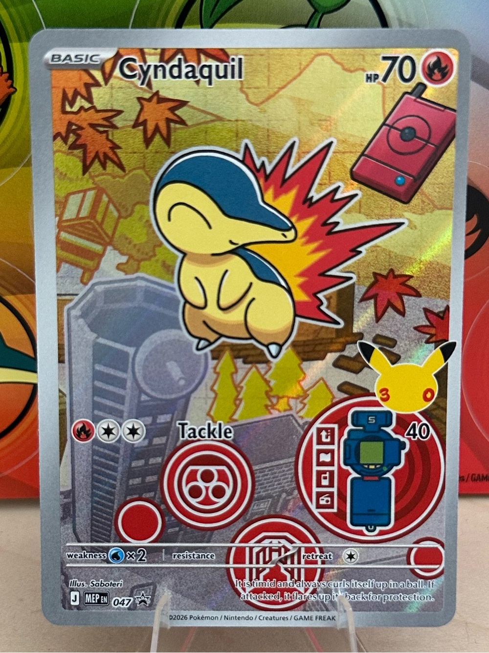 Pokémon TCG Cyndaquil - 047 - ME: Mega Evolution Promo (MEP) Mint/NM